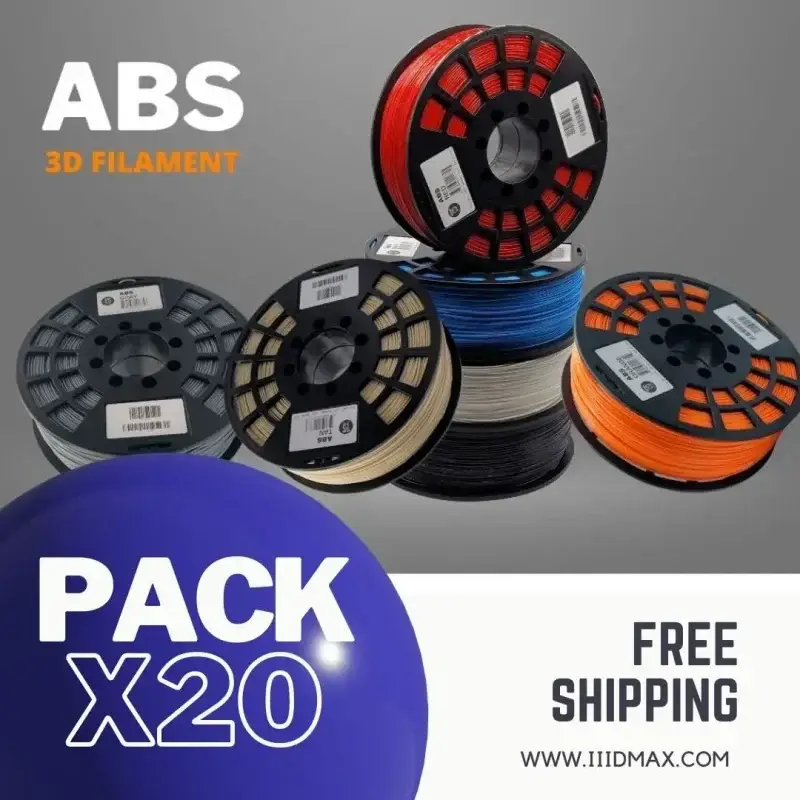 20 x 1kg ABS Filament Pack