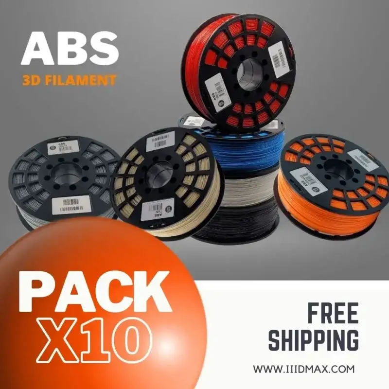 10 x 1kg ABS Filament Pack