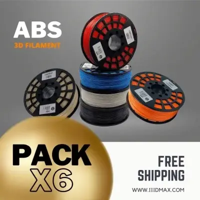 6 x 1kg ABS Filament Pack