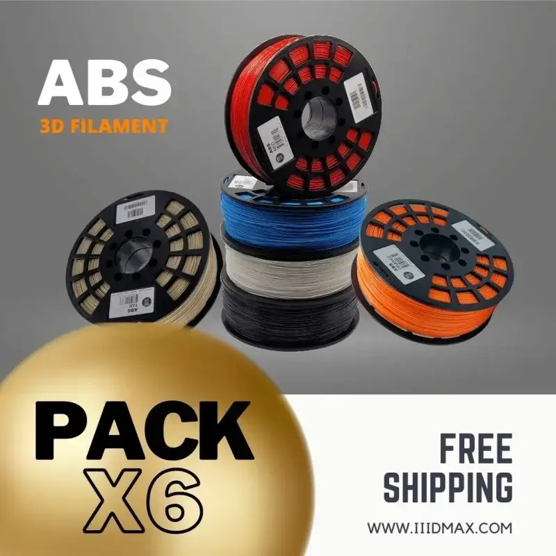 6 x 1kg ABS Filament Pack