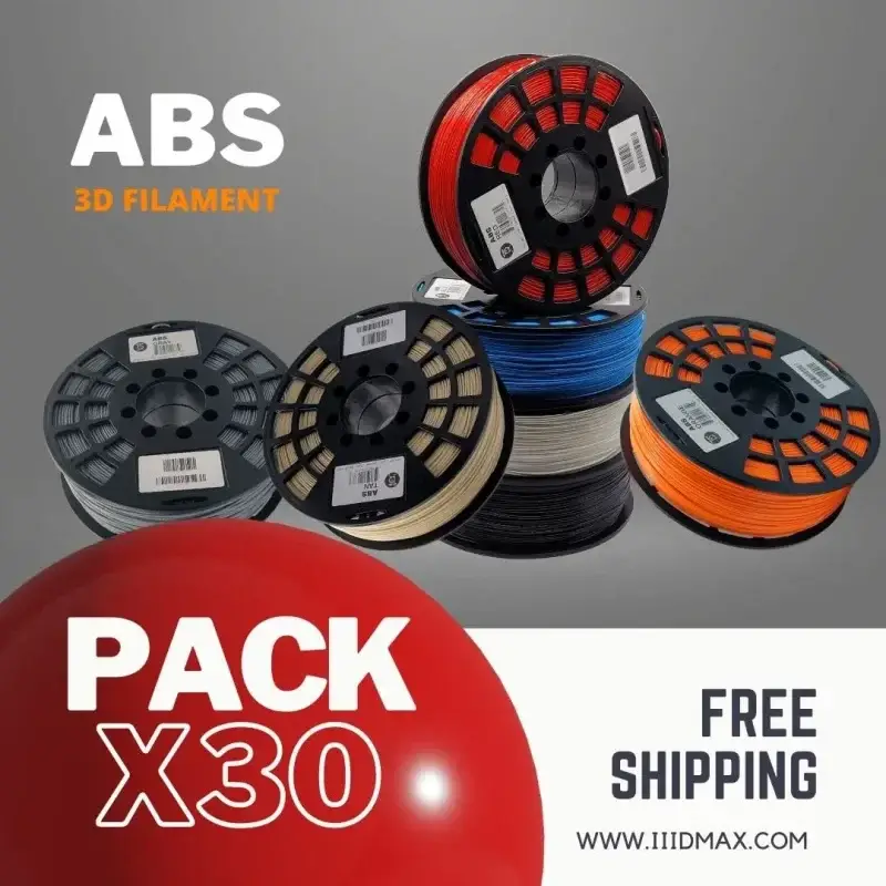 30 x 1kg ABS Filament Pack