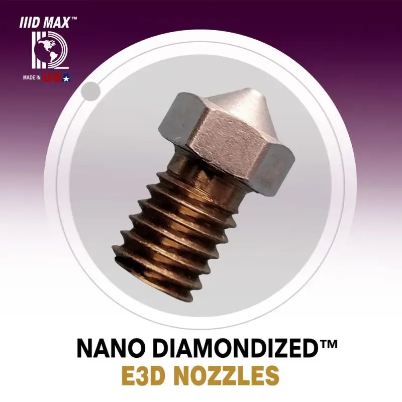 E3D V6 Nano Diamondized™ 3D Printer Nozzle - Image 2