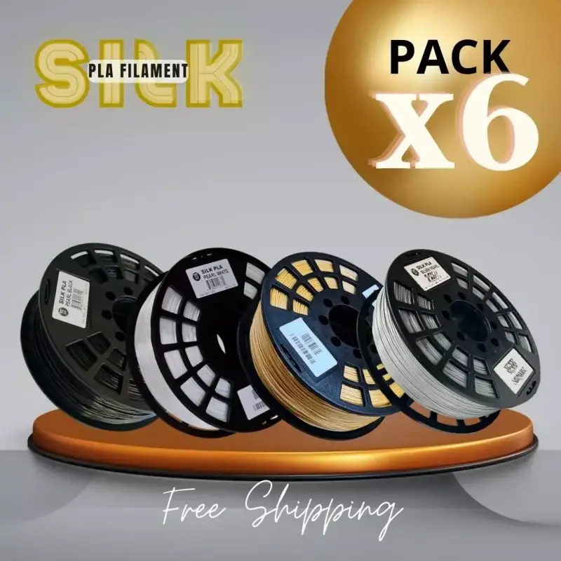 Silk PLA Pack x6