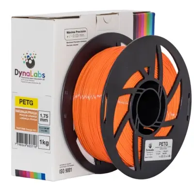 Dynalabs - PETG Filament - 1kg (1.75mm) - Orange Prague