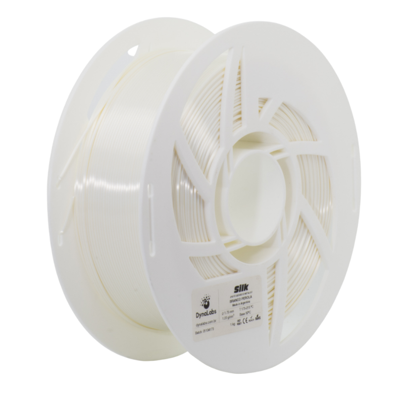 Dynalabs Silk Pearl White PLA
