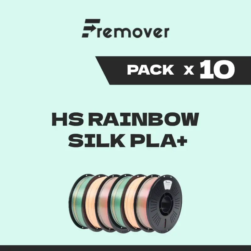 FREMOVER PACK PLA SILK RAINBOW x10