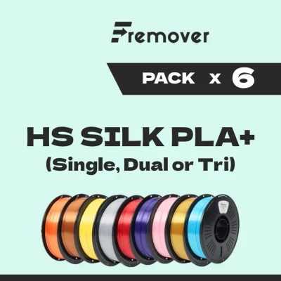 6x Silk PLA+ Mix Pack (Single, Dual, Tri)